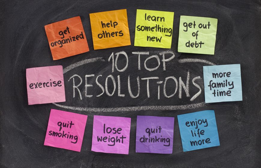 Top New Year resolutions